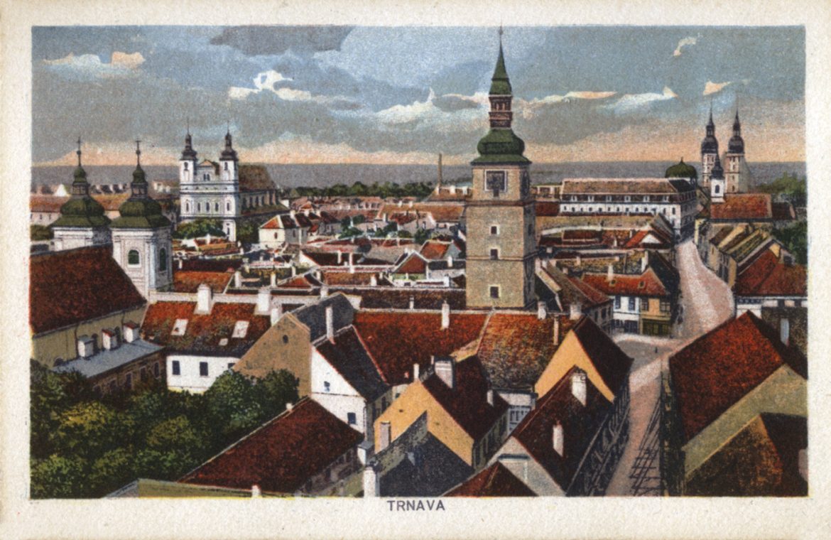 Trnava okolo roku 1930