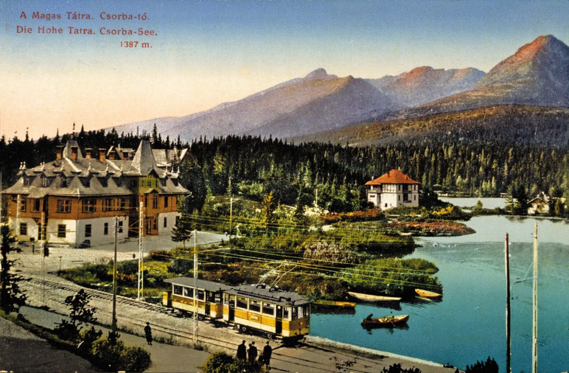 Tatranská elektrická železnica v roku 1915