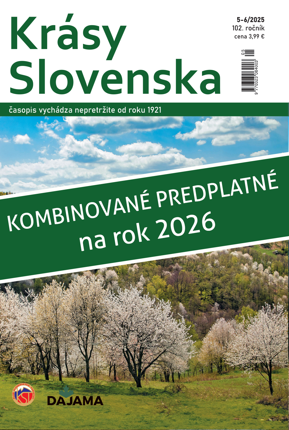 Krasy obalka predplatne kombinovane