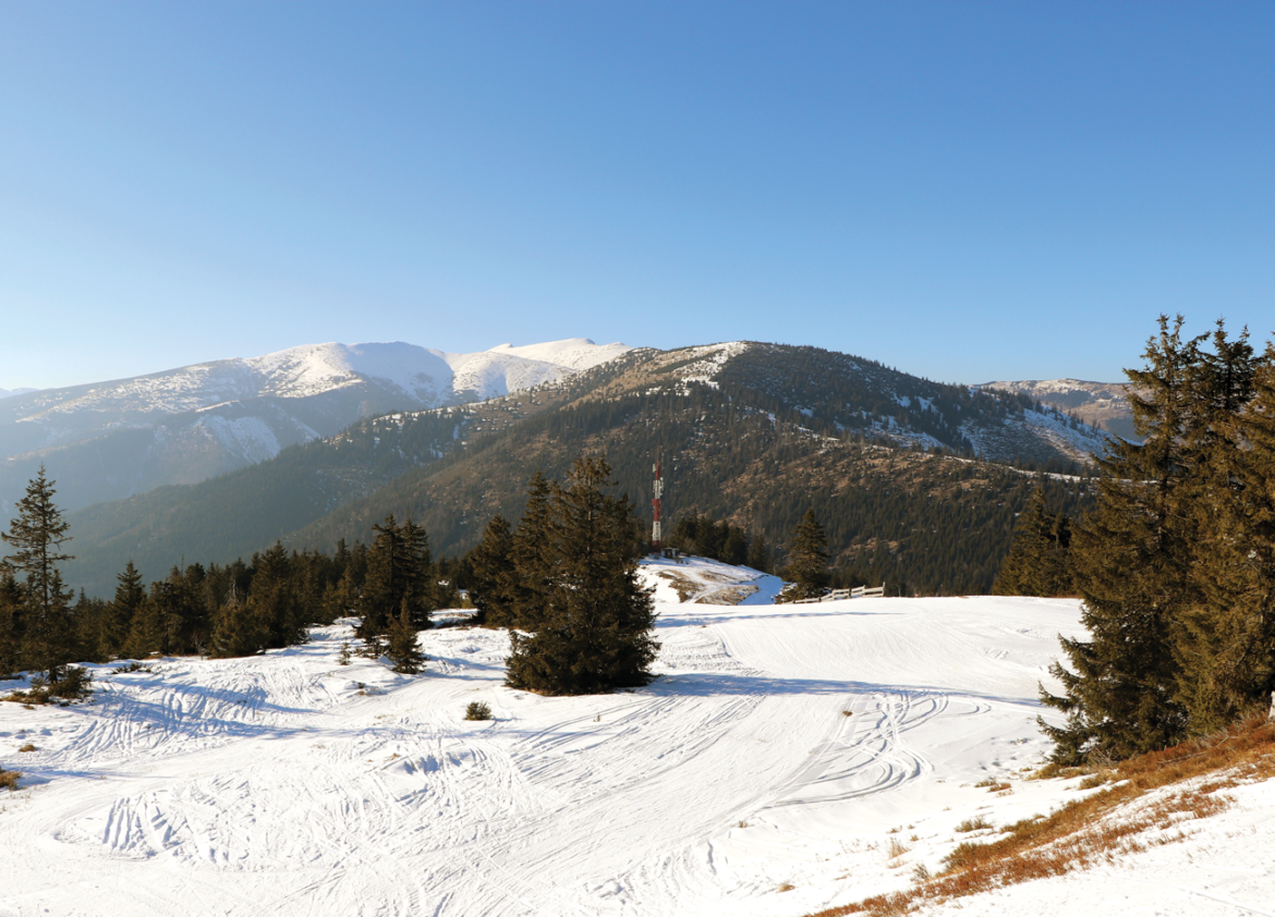 Zimný pohľad z Čertovej svadby na západ